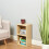 Hartleys Wooden Oak Effect Cube Storage Unit - Choice of Size 3