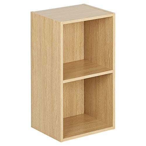 Hartleys Wooden Oak Effect Cube Storage Unit - Choice of Size 1