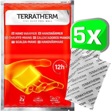 TerraTherm Hand Warmers, Pocket Hand Warmer for 12 hours of warm hands, Hand Heat Pads activated by air, 100% natural warmth, Pocket Heater, 5 Pairs