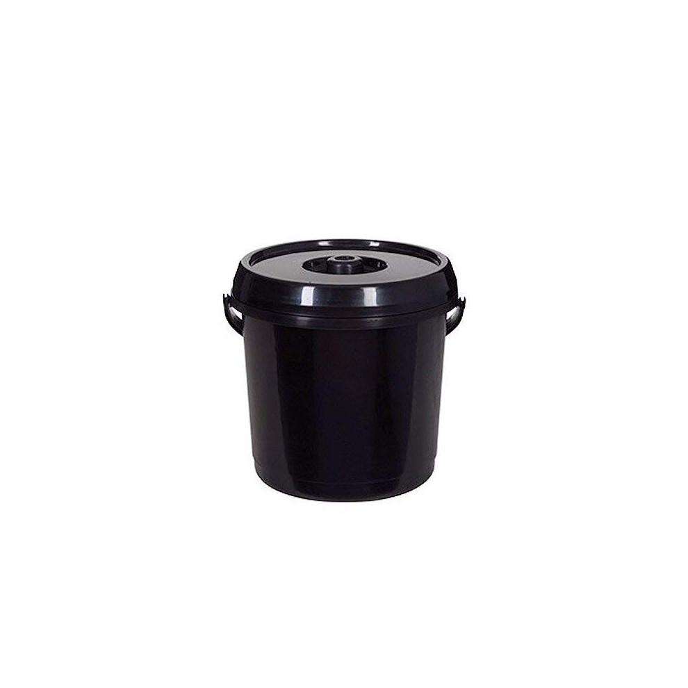 Whitefurze 14L Bucket With Lid Ideal Camping Toilet, Nappy Bin