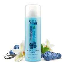 SPA by TropiClean Dog Tear Stain Remover Grooming Supplies - Cleansing - Soothes, Exfoliates, Hydrates - For Dogs and Cats - Oatmeal and Blueberry,