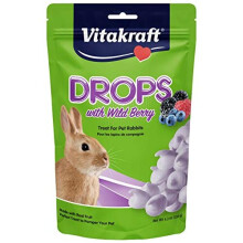 Vitakraft Rabbit Drops with Wild Berries Treat, 5.3 Ounce Pouch