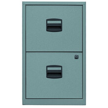 Bisley PFA Home Filers A4 Metal Filing 2 Drawer Cabinet - Silver