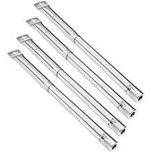 LOKHING 42204 Universal BBQ Gas Grill Replacement Stainless Steel Adjustable Tube Burners for FirePlus Fire Mountain CosmoGrill Campingaz and Other