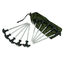 10 bivvy pegs in a case