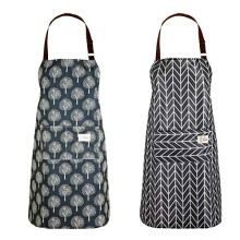 2 PCS PVC Apron For Women, Cooking Apron Waterproof Kitchen Apron Chefs Pinafore Bib Aprons Wipe Clean Apron With Pockets For Baking Grilling