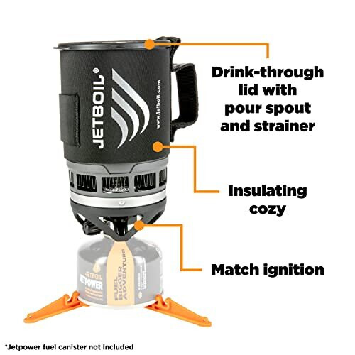 Jetboil Jetboil Zip gas cooker, carbon, one size, EU 2