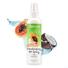 TropiClean Dog Perfume Spray Grooming Supplies - Dog Deodorant Spray for Smelly Dogs - Dog Cologne Breaks Down Odours and Deodorises Dogs and Cats -