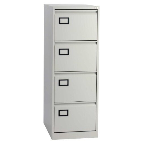DAMS 4 Draw Executive Filing Cabinet Grey