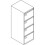 DAMS 4 Draw Executive Filing Cabinet Grey 2