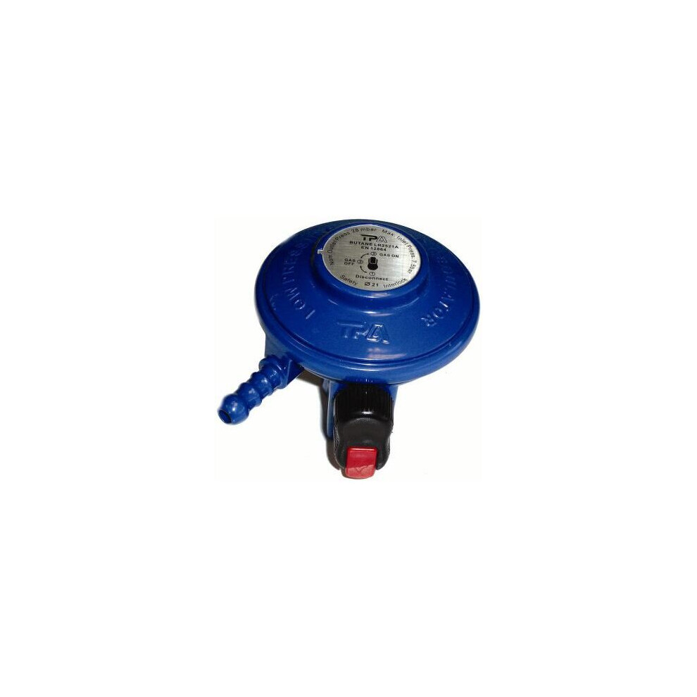 Unipart Blue 21Mm Clip On Butane Regulator