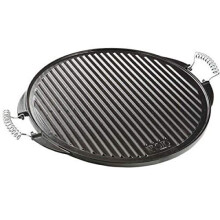 Vaello La Valenciana 3832 Enamelled Cast Iron Griddle Round Plate, 32 cm, Black