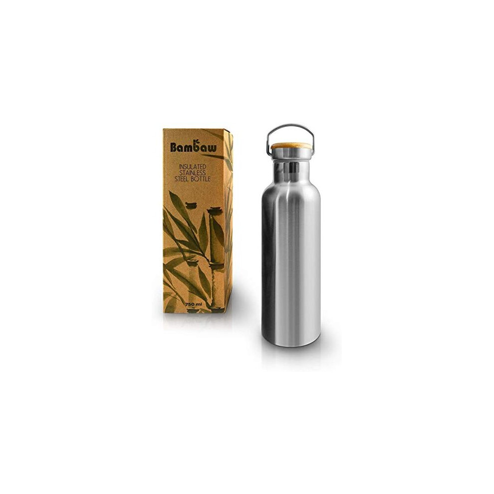 Insulated Water Bottle | Stainless Steel Water Bottle 1000 ml | Eco Friendly Reusable Bottle | Leakproof and Plastic Free metal water bottle| Keeps-image-OPC-PB7NDHW-NEW