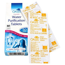 Mountain Warehouse Oasis Water Purification Tablets - Pack of 50 Water Purifier Tablets -for Travel One