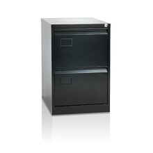 DAMS Filing Cabinet, Wood, Black, One Size