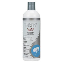 Veterinary Formula Flea and Tick Shampoo for Dogs and Cats, 16 oz â Dog and Cat Flea Shampoo with Pyrethrum to Kill Fleas, Ticks On Contact â