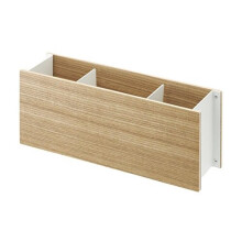 Stiftehalter - YAMAZAKI - 2732 - Beige Stahl - 3 Fächer - Multifunktional