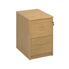 DAMS 2 Draw Filing Cabinet-Oak, Wood, 65x48x73 cm