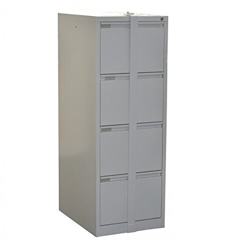 4 Drawer Filing Cabinet with Locking Bar