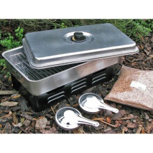 FFT Outdoor Smoker Oven - Outdoor fish Meat Smoker Camping BBQ Fishing FREE WOOD CHIPS