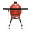 Kamado Joe KJ23RH Classic I Ψησταριά με κάρβουνα, κόκκινο φλεγόμενο χρώμα 1