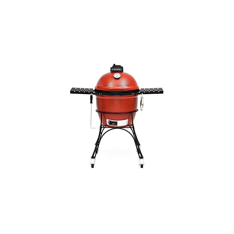 Kamado Joe KJ23RH Classic I Charcoal Grill, Blaze Red