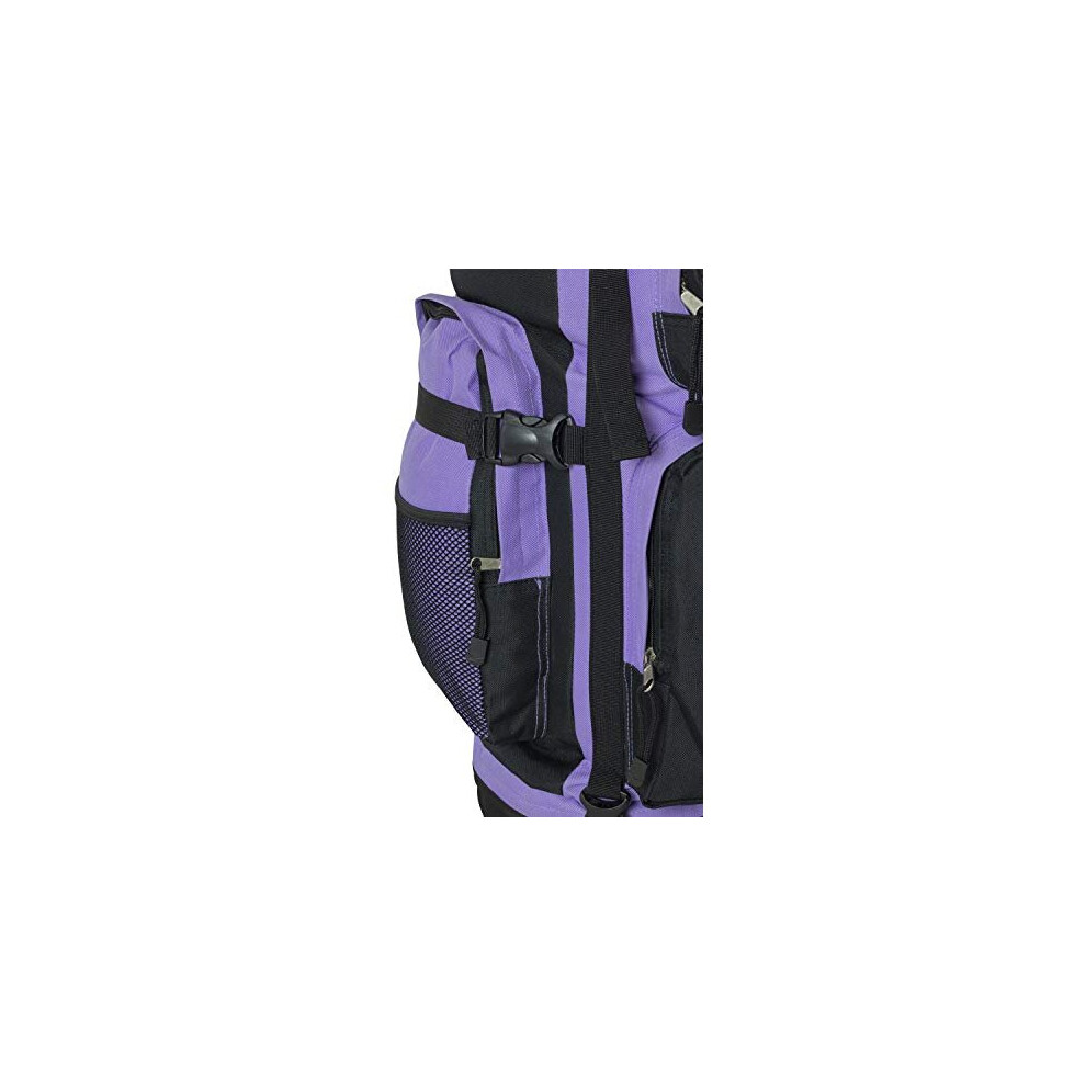 Adtrek Lilac 120L Hiker Backpack Extra Large Hiking/Camping Luggage Rucksack  on OnBuy