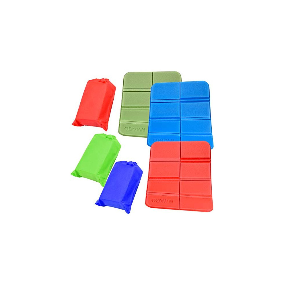 3 Pcs Folding Sit Mat Insulated Foam hiking seat pad Waterproof walking seat cushion mat Moisture-Proof Thermally Sitting Mat for Outdoor walkers