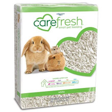Carefresh 99% støvfri hvidt naturligt papir lille kæledyr sengetøj med lugt kontrol 50 l