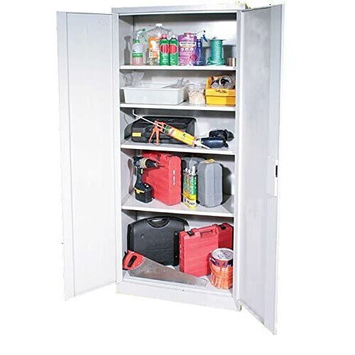 QFS Assembled 1850mm High Steel Cupboard 1
