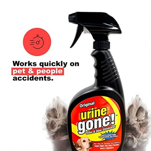 Urine Gone Stain & Odor Eliminator Professional Strength FastActing