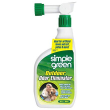 Geruchsneutralisierer f   r den Au   enbereich f   r Haustiere und Hunde, ideal f   r Kunstrasen und Terrassen (32 oz Schlauchspr   her)