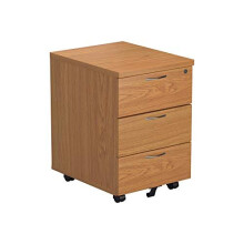Office Hippo Heavy Duty 3 Drawer Mobile Pedestal Storage Cabinet, Office Storage, Office Cabinet with Anti-Tilt Mechanism & Lockable Storage, 5 Year
