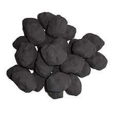 COALS 4 YOU 30 Gas Fire Ceramic Small Cast Coals Replacement Replacements/Bio Fuels/Ceramic/Boxed 279s IN PACKAGING, Black