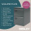Bisley Filing Cabinet, Metal, Anthracite Grey, One Size 4