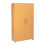 Beech Office Storage Cupboard Bookcase Filing Stationary Locking Cabinet 4 Shelves 1
