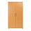 Beech Office Storage Cupboard Bookcase Filing Stationary Locking Cabinet 4 Shelves 2