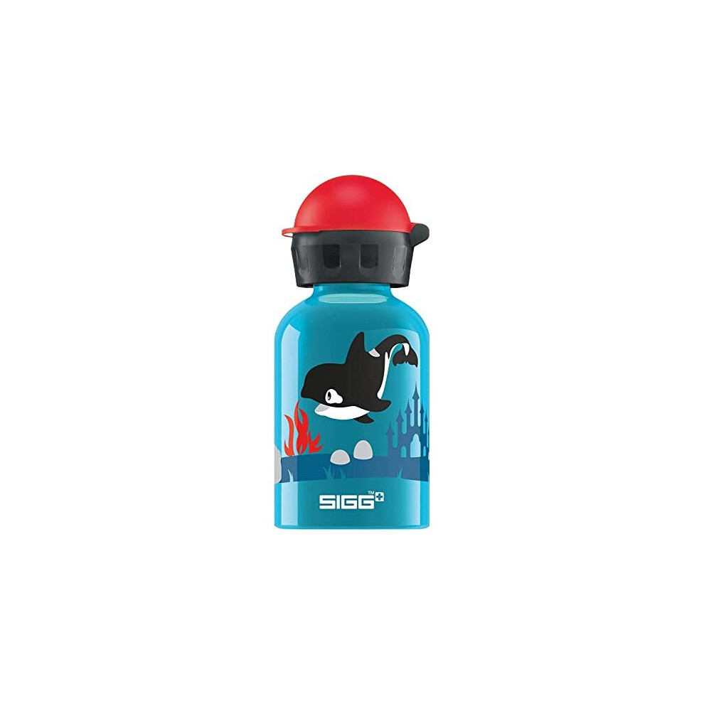 SIGG Children's Drinking Bottle (0.3 L), Pollutant-Free Children's Bottle with Leak-Proof Lid, Lightweight Kids' Water Bottle Made of Aluminium