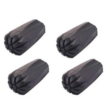 hikehobby Spare Replacement Walking Stick Trekking Hiking Pole Rubber Ferrule Ends 4 Pack