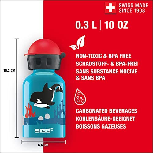 Sigg Gobelet - Sigg - Orca - 300 ml - Alluminio - Blu 1