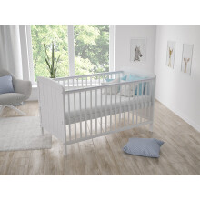 (White) Maddox | Cot Bed 140x70cm