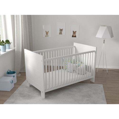 (White) Lucy | Cot Bed 140x70cm 1