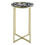 URBN Living Black Gold Marble Effect Side Table Coffee Sofa End Night Stand 5