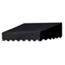 IDM Worldwide Traditional Door Canopy Ebony 4 ft.