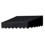 IDM Worldwide  Traditional Door Canopy Ebony 4 ft. 1