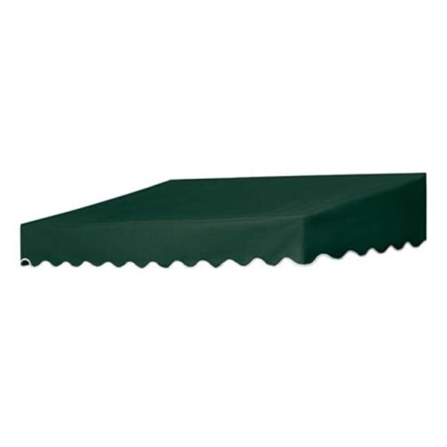 IDM Worldwide  Traditional Door Canopy Forest Green 6 ft.