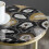 URBN Living Black Gold Marble Effect Side Table Coffee Sofa End Night Stand 3