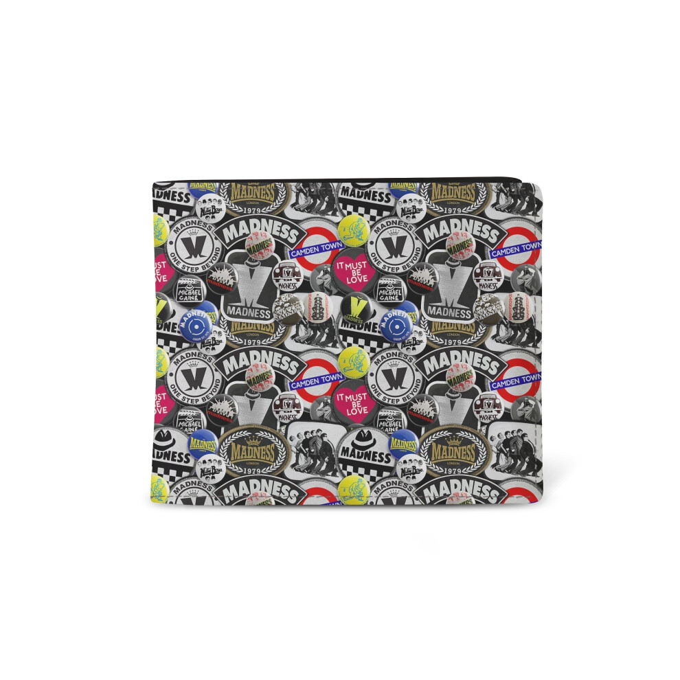 Rocksax Madness Premium Wallet - Badges