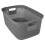 URBN Living (Dark Grey) 30L Large Plastic Laundry Clothes Basket Handles 1