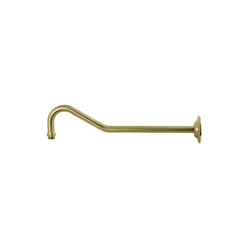Restoration 17 in. Shower Arm, Brushed Brass